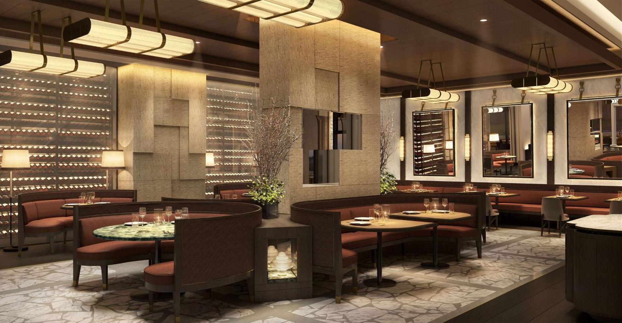 Waldorf Astoria Doha Lusail Exterior photo Interior of the restaurant